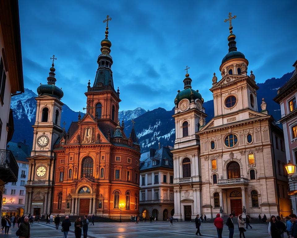 Barocke Kirchen in Innsbruck