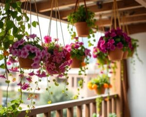 Blumenampeln selber machen: Hängende Oasen für Balkone