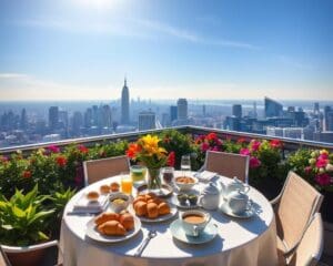 Brunch mit Aussicht: Frühstücken über den Dächern