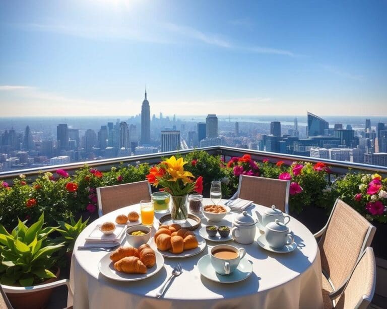 Brunch mit Aussicht: Frühstücken über den Dächern