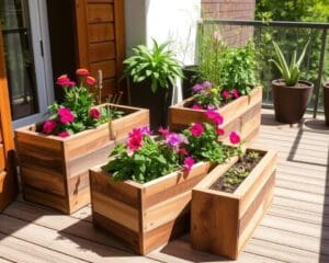 DIY-Pflanzkästen aus Holz: Kreative Projekte für Terrasse und Balkon