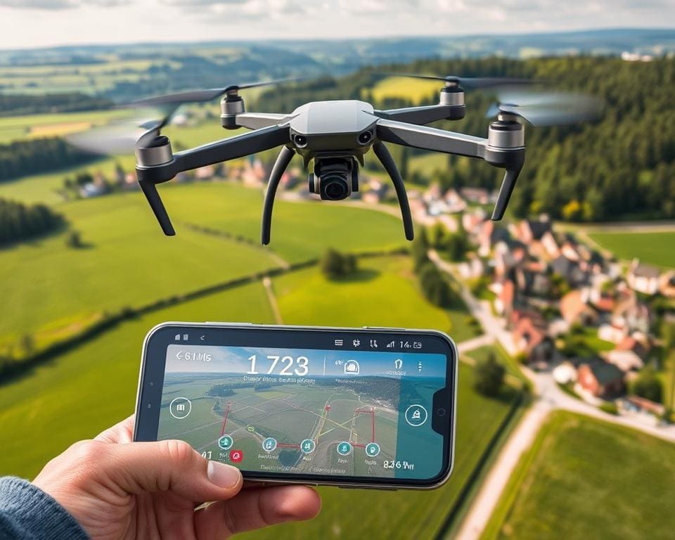 Drohnen-App-Funktionen für bessere Flugkontrolle