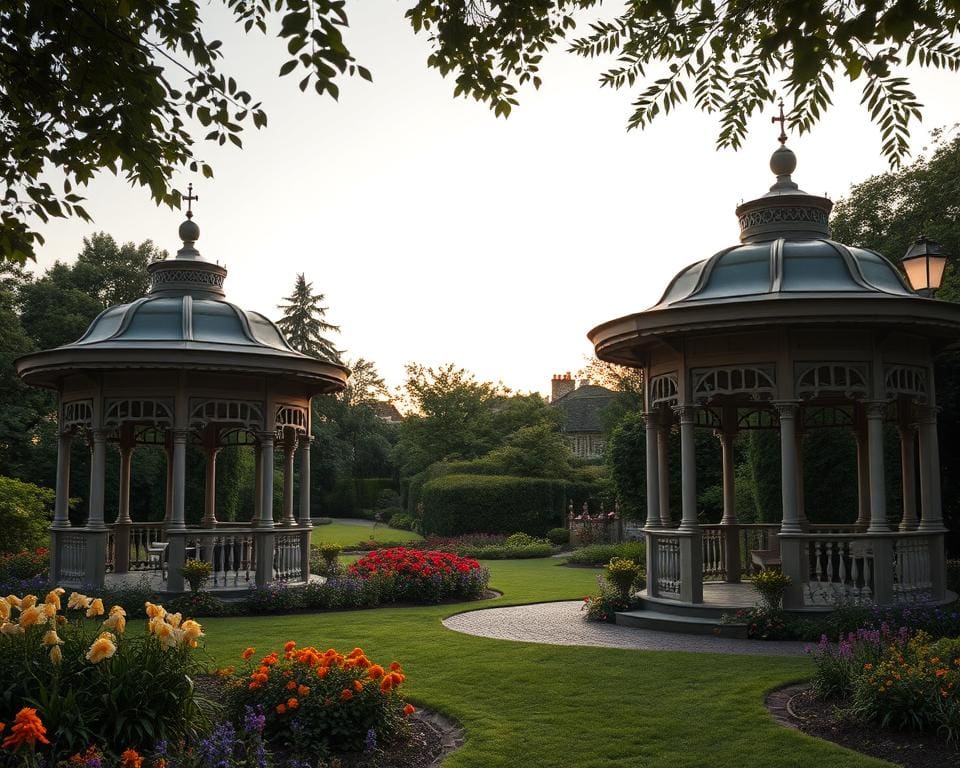 Freistehende Pavillons im Garten