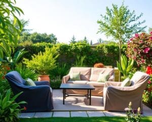 Gartenabdeckungen für Möbel: Schutz vor Wind und Wetter