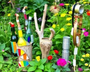 Gartendekoration aus Recyclingmaterial: Nachhaltig und kreativ