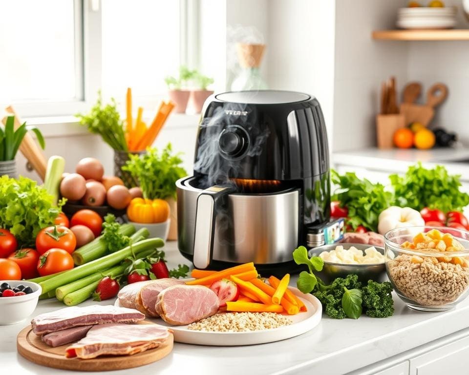 Gesundes Kochen mit Heißluftfritteusen