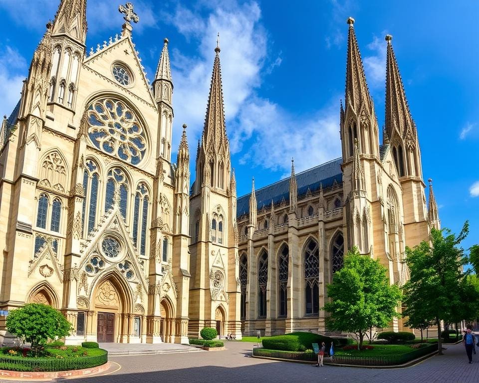 Gotische Kathedralen in Reims, Frankreich