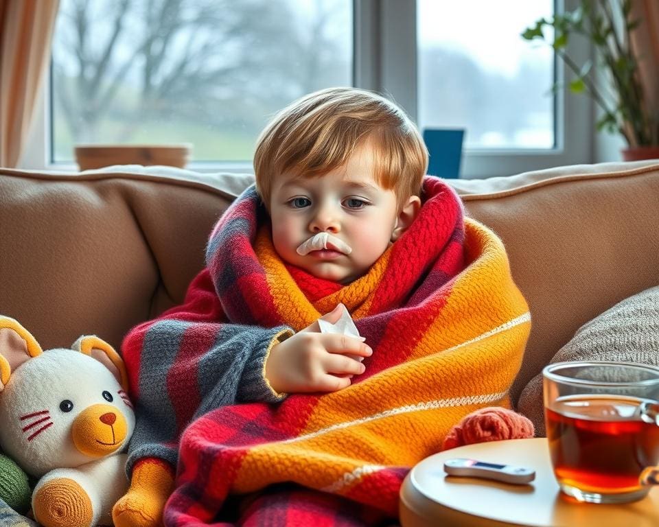 Häufige Kinderkrankheiten - Erkältungen und Grippe bei Kindern