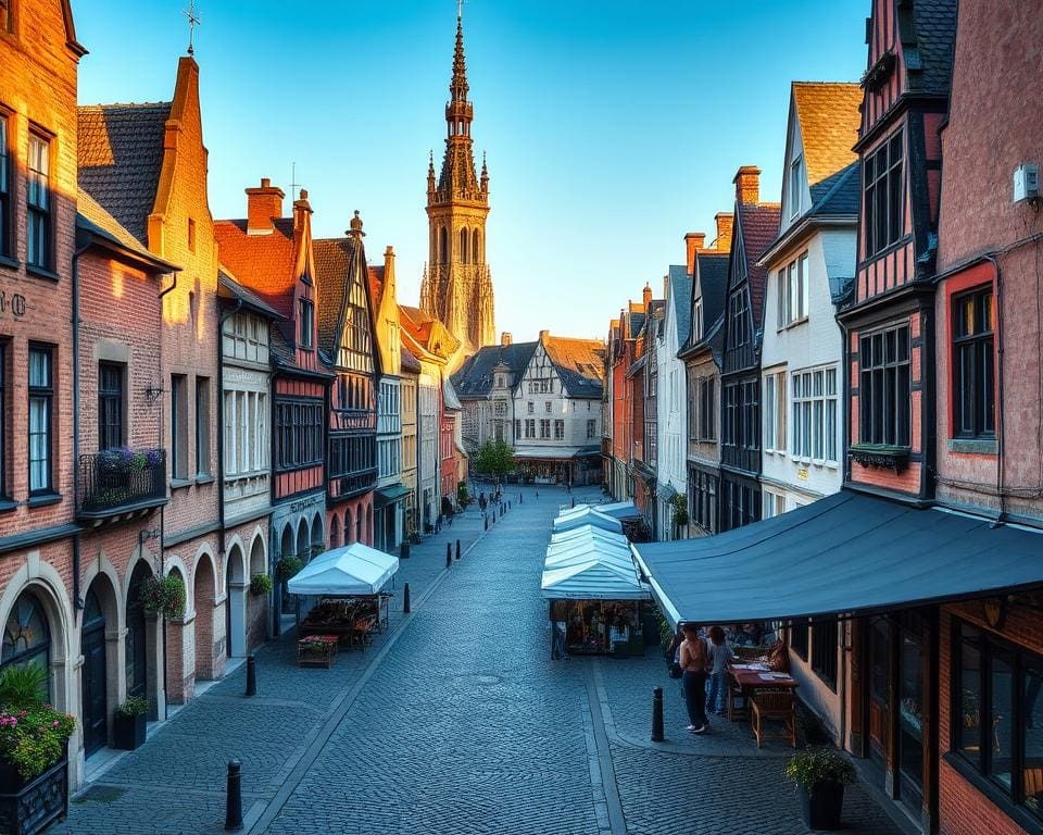 Historische Altstadt in Brügge, Belgien