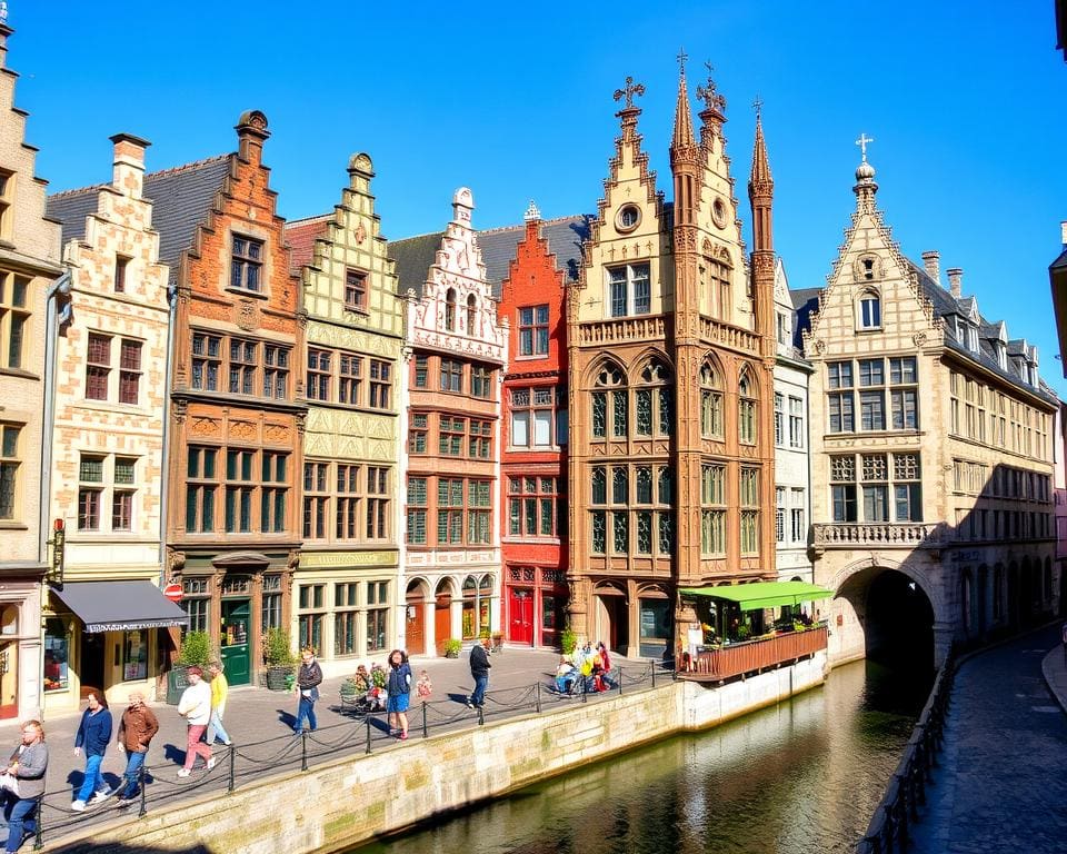 Historische Altstadt in Gent, Belgien