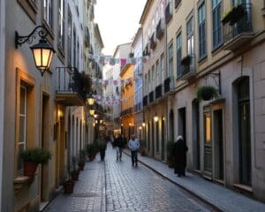 Historische Gassen in Porto, Portugal