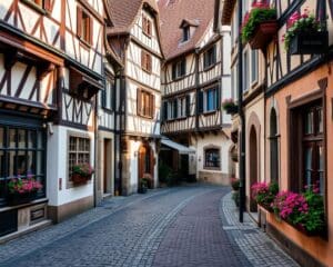 Historische Gassen von Straßburg, Frankreich