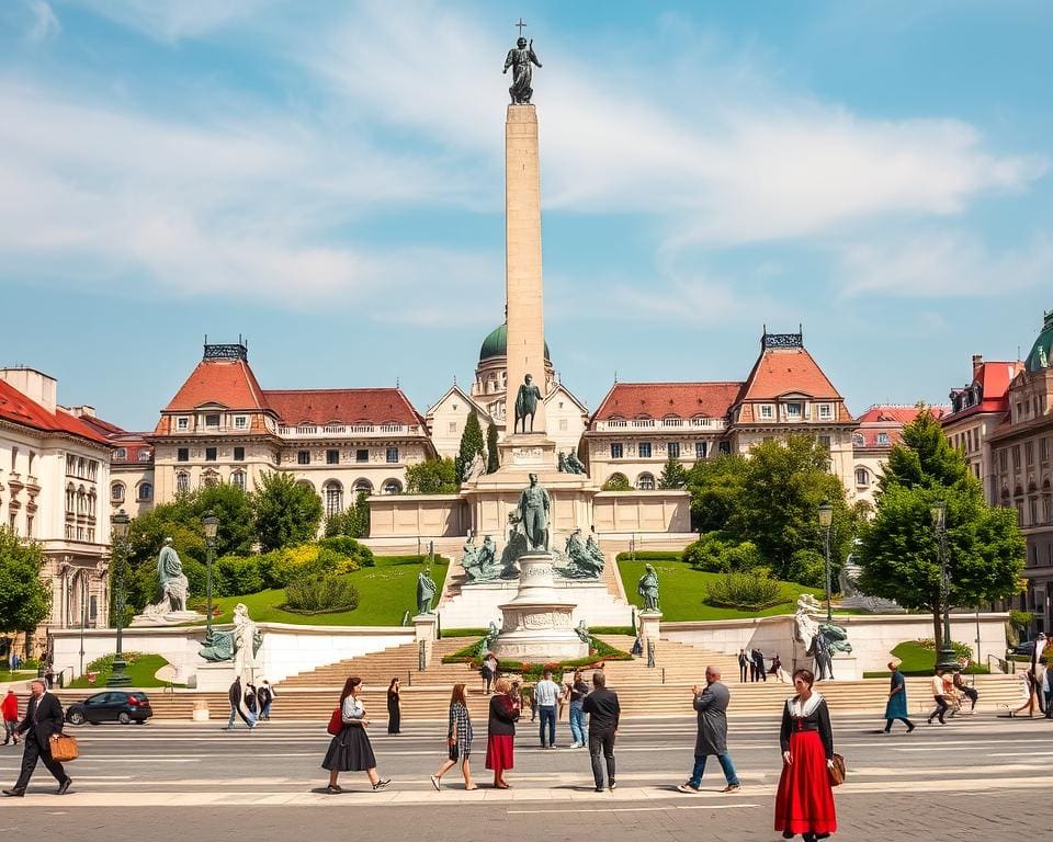 Historische Plätze in Budapest, Ungarn