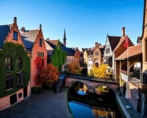 Historische Viertel in Brügge, Belgien