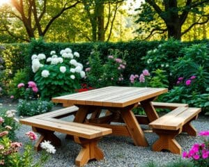 Holzmöbel im Garten selber bauen: Ideen für Anfänger