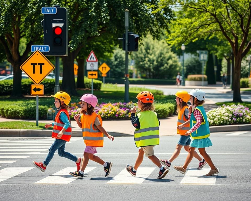 Kinder und Sicherheit im Verkehr