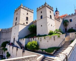 Mittelalterliche Mauern in Dubrovnik, Kroatien