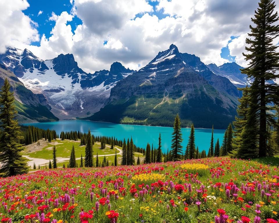 Naturwunder im Glacier Nationalpark, Montana