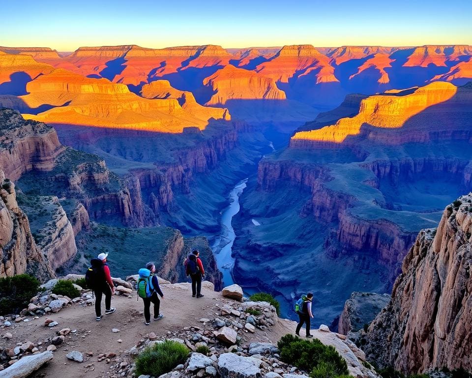 Outdoor-Aktivitäten im Grand Canyon, Arizona