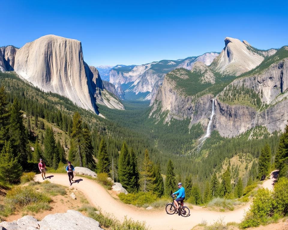 Outdoor-Aktivitäten im Yosemite Nationalpark, Kalifornien