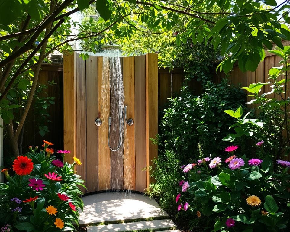 Outdoor-Dusche für den privaten Garten