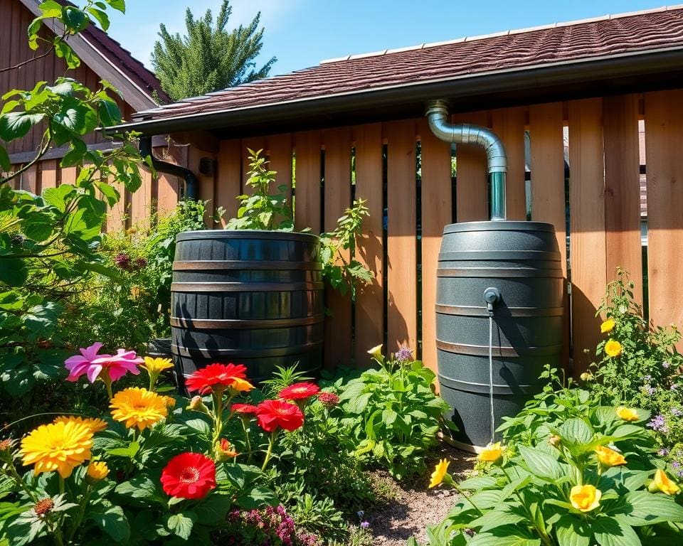 Regenwassernutzung im Garten