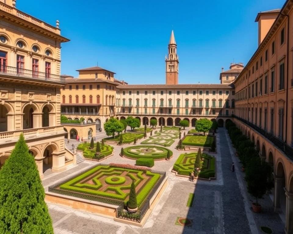 Renaissance-Paläste in Parma, Italien