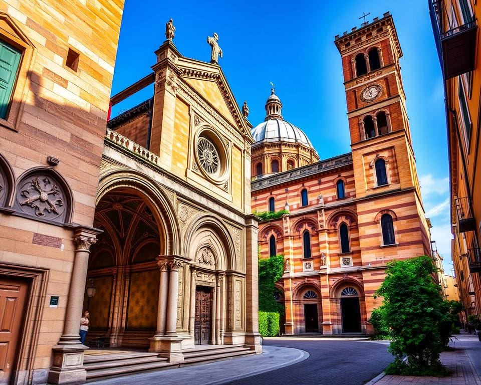 Romanische Kirchen in Bologna, Italien