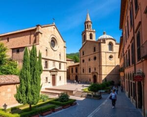 Romanische Kirchen in Perugia, Italien