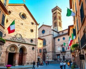 Romanische Kirchen in Siena, Italien