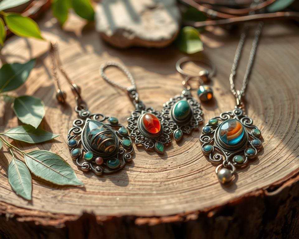 Schmuck aus recycelten Materialien