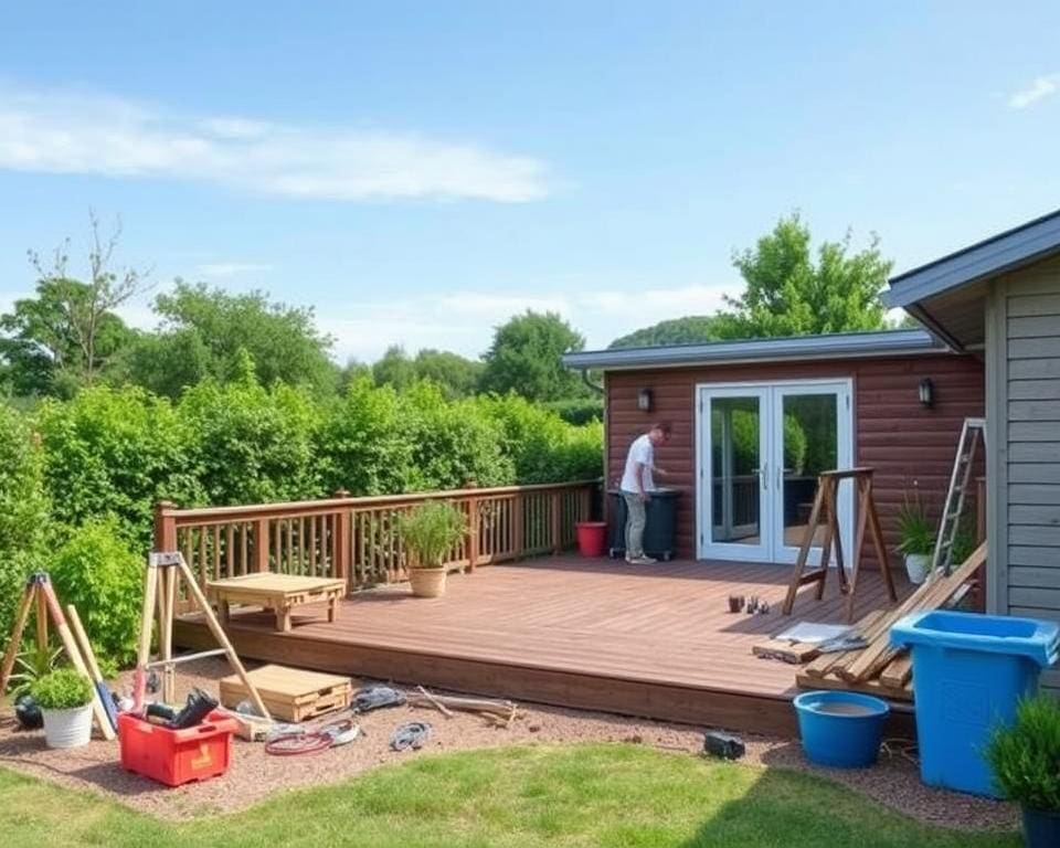 Terrasse selber bauen Anleitung