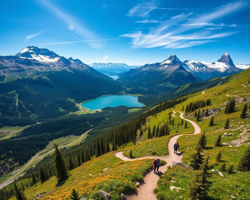 Überblick über den Glacier Nationalpark