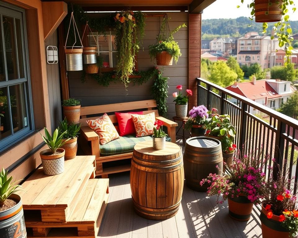 Upcycling für den Balkon