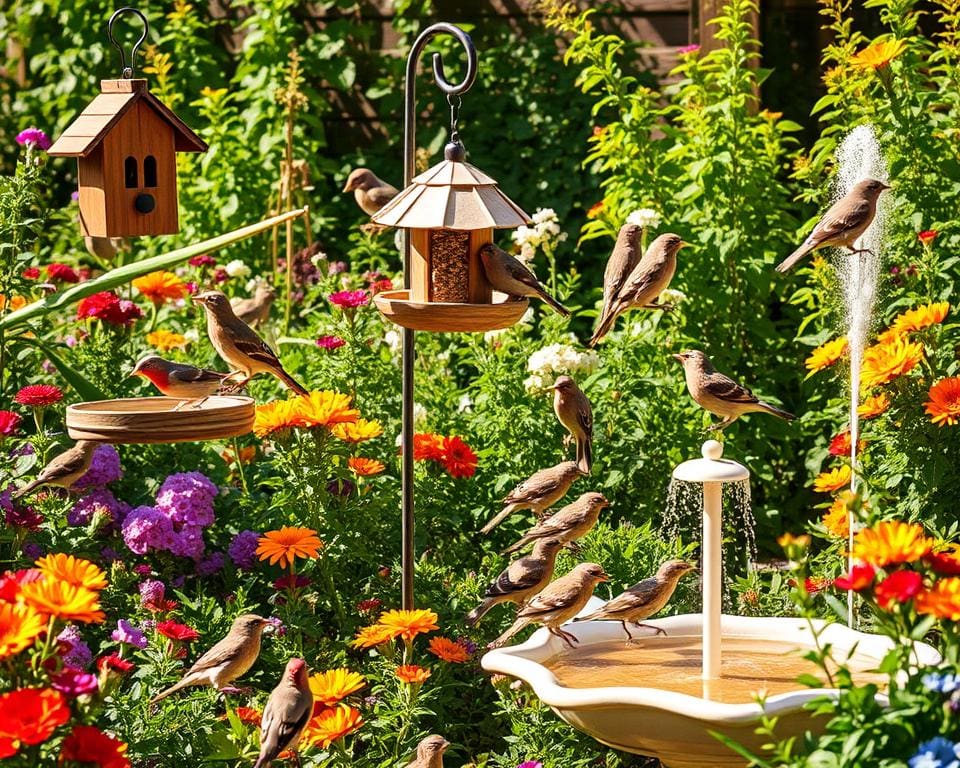 Vogelfutterstationen für den Garten: Mehr Leben im Außenbereich