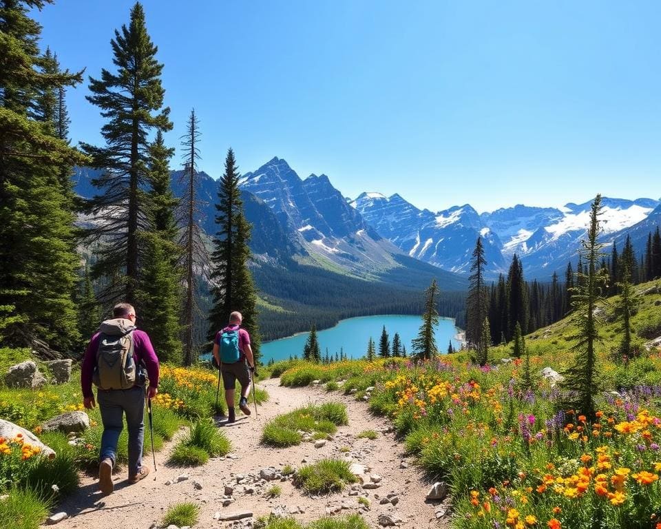 Wandern in den Rocky Mountains