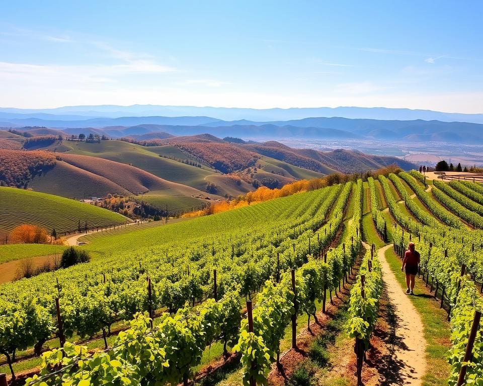 Weinwanderwege mit Panoramablick