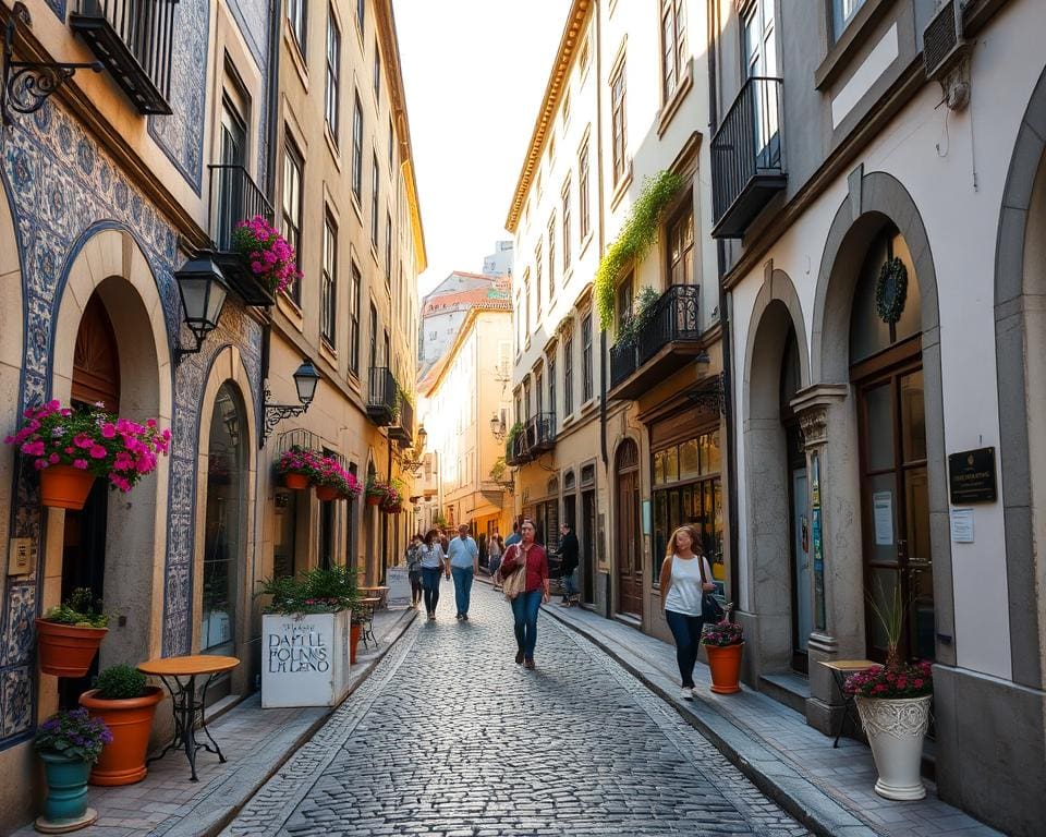 historische Gassen in Porto