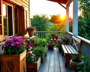 Holzarbeiten für den Balkon: Sitzbänke und mehr