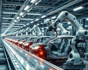 Roboter in der Automobilproduktion