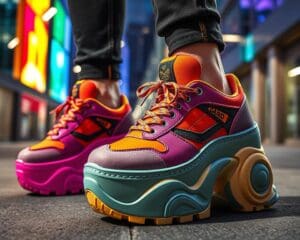 Sneaker mit Plattformsohlen: Der Höhenflug der Mode