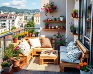 DIY-Projekte für den Balkon: Sitzmöbel und Regale