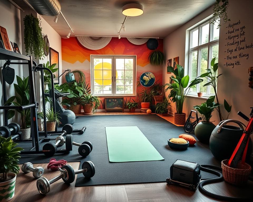 Fitnessstudio zu Hause