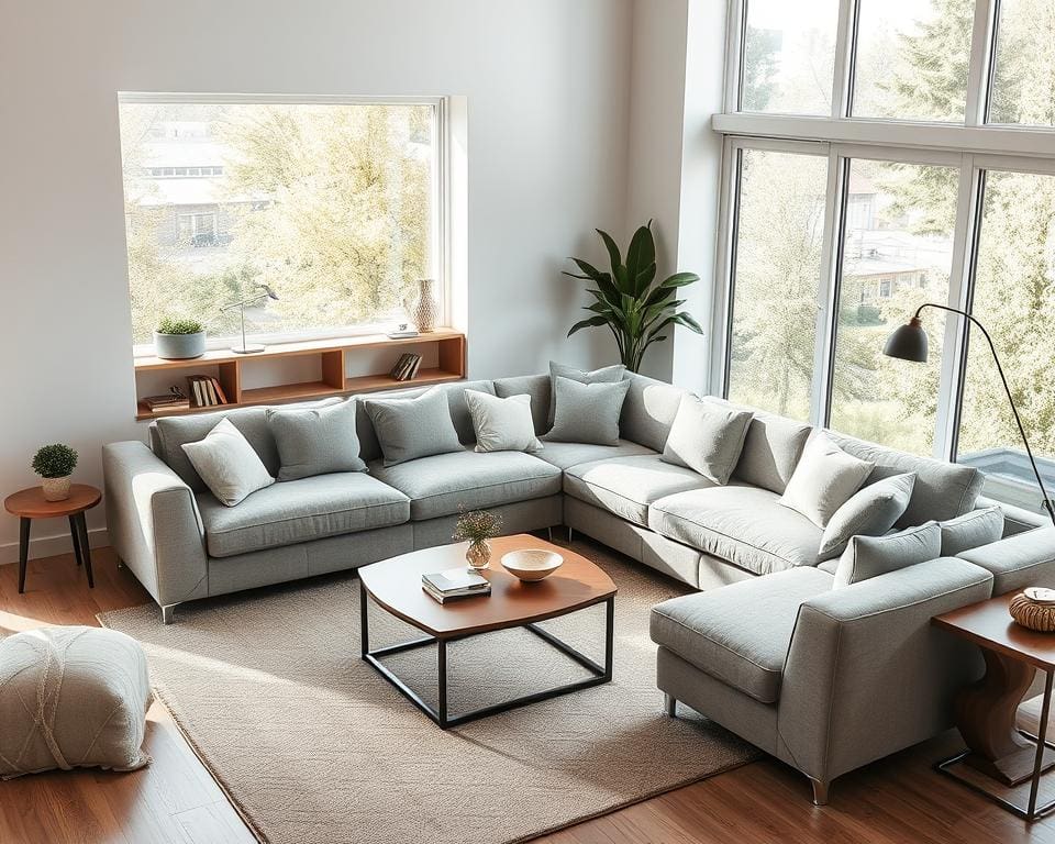 Funktionalität Sofa in einem modernen Wohnzimmer