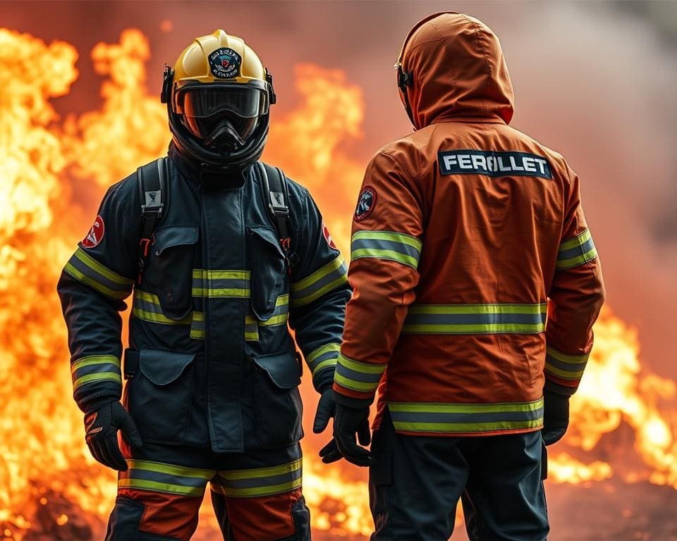 High-Tech-Materialien Feuerwehrbekleidung