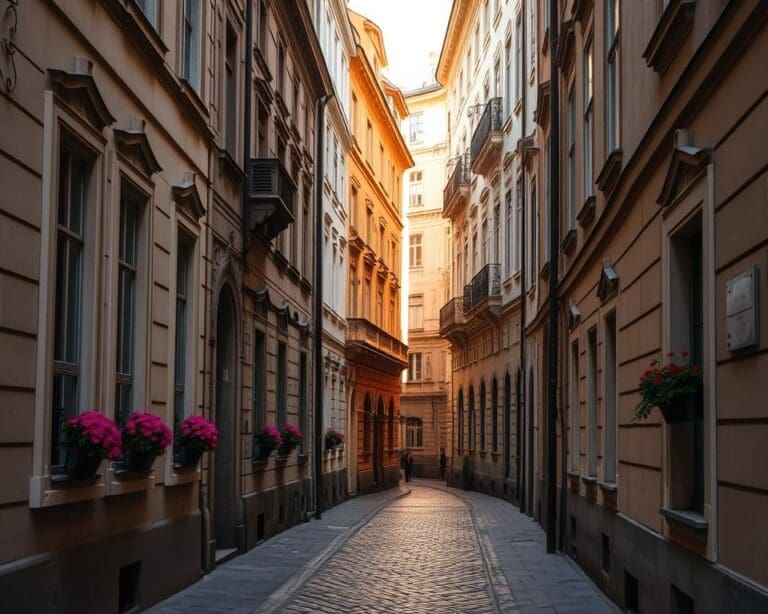 Historische Gassen von Wien, Österreich