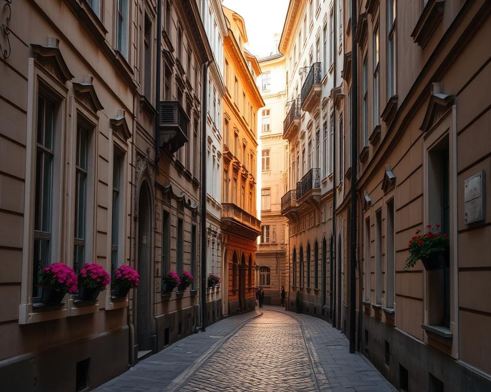 Historische Gassen von Wien, Österreich