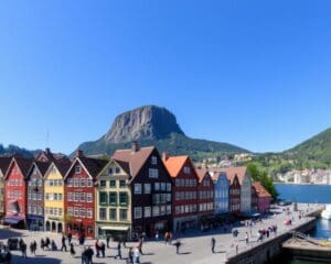 Historische Plätze in Bergen, Norwegen