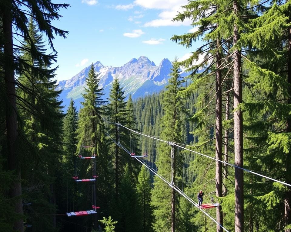 Kletterparks in der Schweiz: Nervenkitzel pur