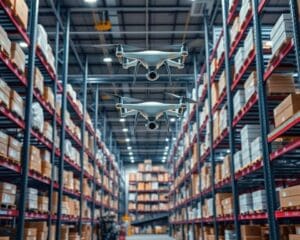 Können Drohnen die Effizienz von Logistikzentren steigern?